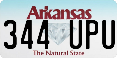AR license plate 344UPU