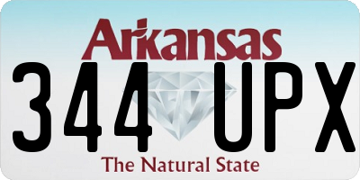 AR license plate 344UPX