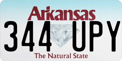 AR license plate 344UPY