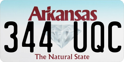 AR license plate 344UQC
