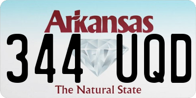 AR license plate 344UQD