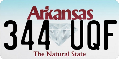 AR license plate 344UQF