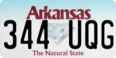 AR license plate 344UQG