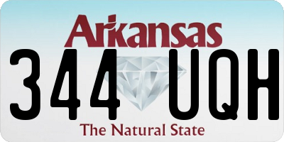 AR license plate 344UQH