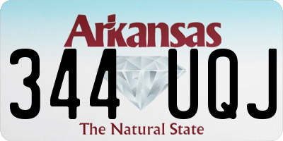 AR license plate 344UQJ