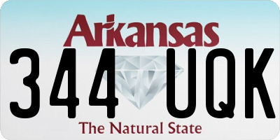 AR license plate 344UQK