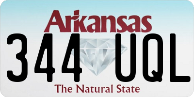 AR license plate 344UQL