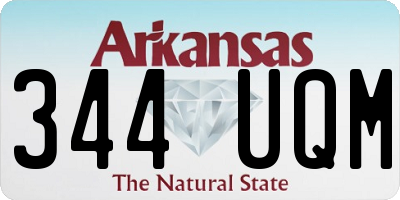 AR license plate 344UQM