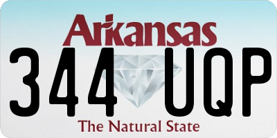 AR license plate 344UQP