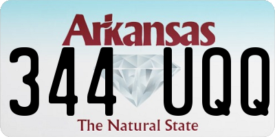AR license plate 344UQQ