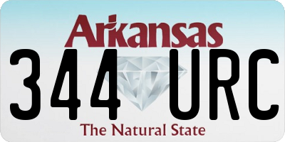 AR license plate 344URC