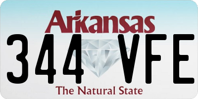 AR license plate 344VFE