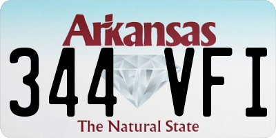 AR license plate 344VFI
