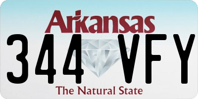 AR license plate 344VFY
