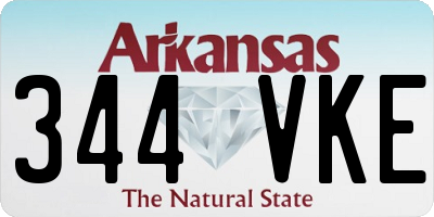 AR license plate 344VKE