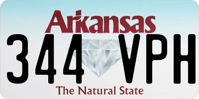 AR license plate 344VPH