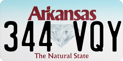 AR license plate 344VQY