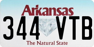 AR license plate 344VTB