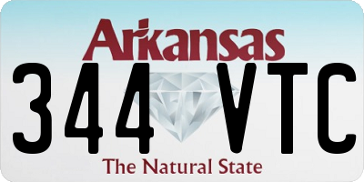 AR license plate 344VTC