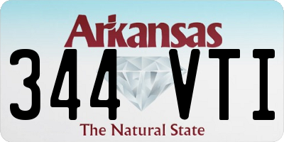 AR license plate 344VTI