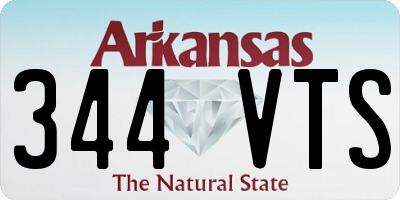 AR license plate 344VTS