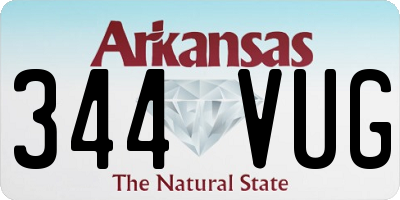 AR license plate 344VUG