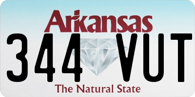 AR license plate 344VUT