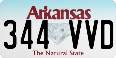 AR license plate 344VVD