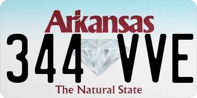 AR license plate 344VVE