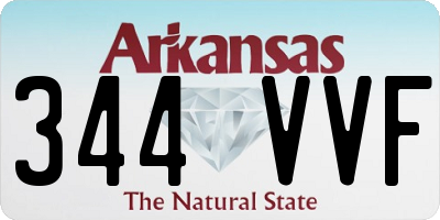 AR license plate 344VVF