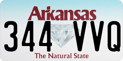 AR license plate 344VVQ