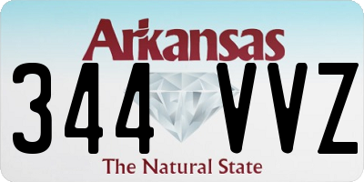AR license plate 344VVZ