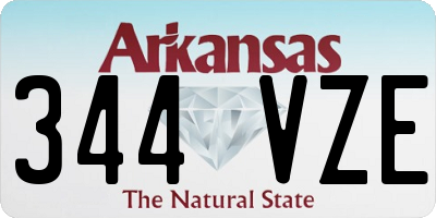 AR license plate 344VZE