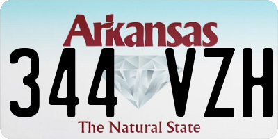 AR license plate 344VZH