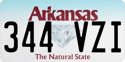 AR license plate 344VZI