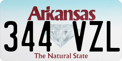 AR license plate 344VZL