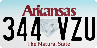 AR license plate 344VZU