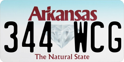 AR license plate 344WCG