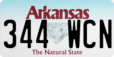 AR license plate 344WCN
