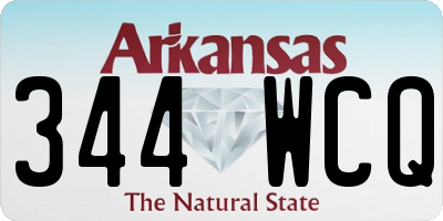 AR license plate 344WCQ