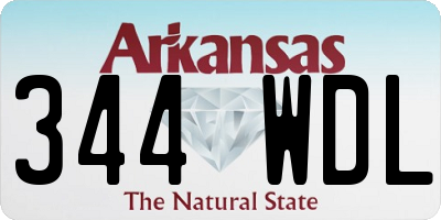 AR license plate 344WDL