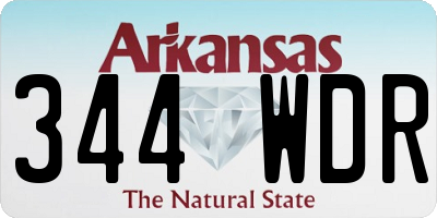 AR license plate 344WDR