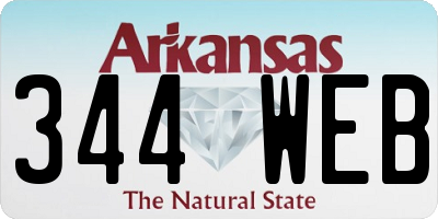 AR license plate 344WEB