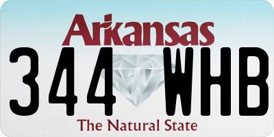 AR license plate 344WHB