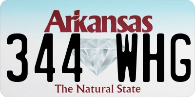 AR license plate 344WHG