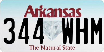 AR license plate 344WHM