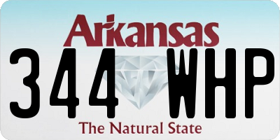 AR license plate 344WHP
