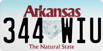 AR license plate 344WIU