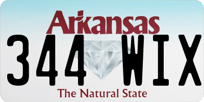 AR license plate 344WIX
