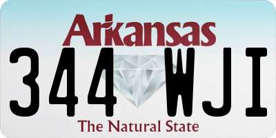 AR license plate 344WJI